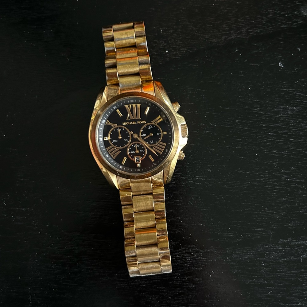 Michael Kors Gold Chronograph Watch
